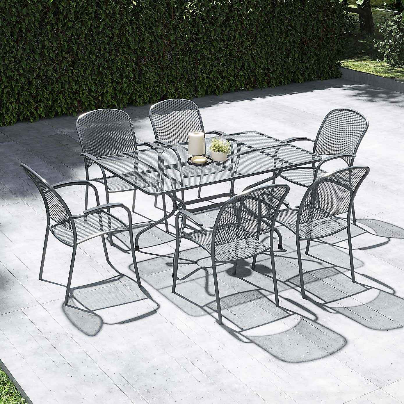 Pacific Lifestyle Carlo Rectangular 6 Seater Dining Set