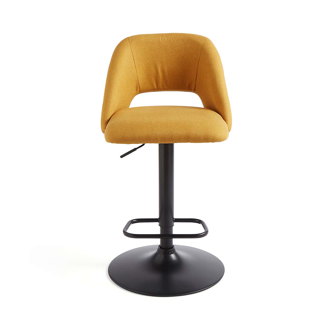 Jonas Adjustable Height Bar Stool, Fabric