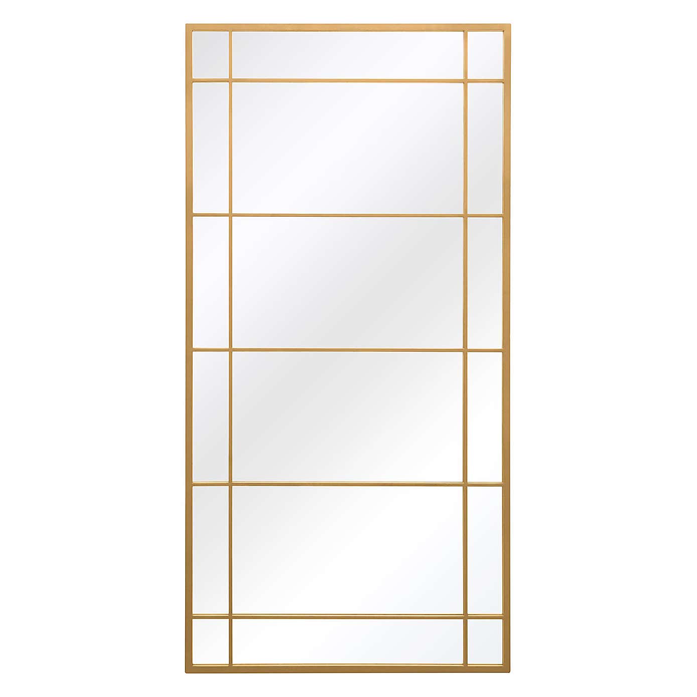 The Tabula Window Leaner Wall Outdoor Garden Mirror