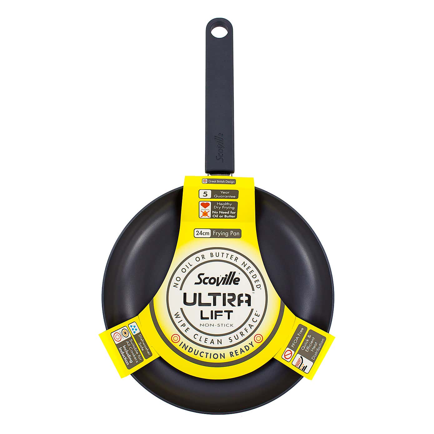 Scoville Ultra Lift Non-stick Aluminum Frying Pan, 24cm