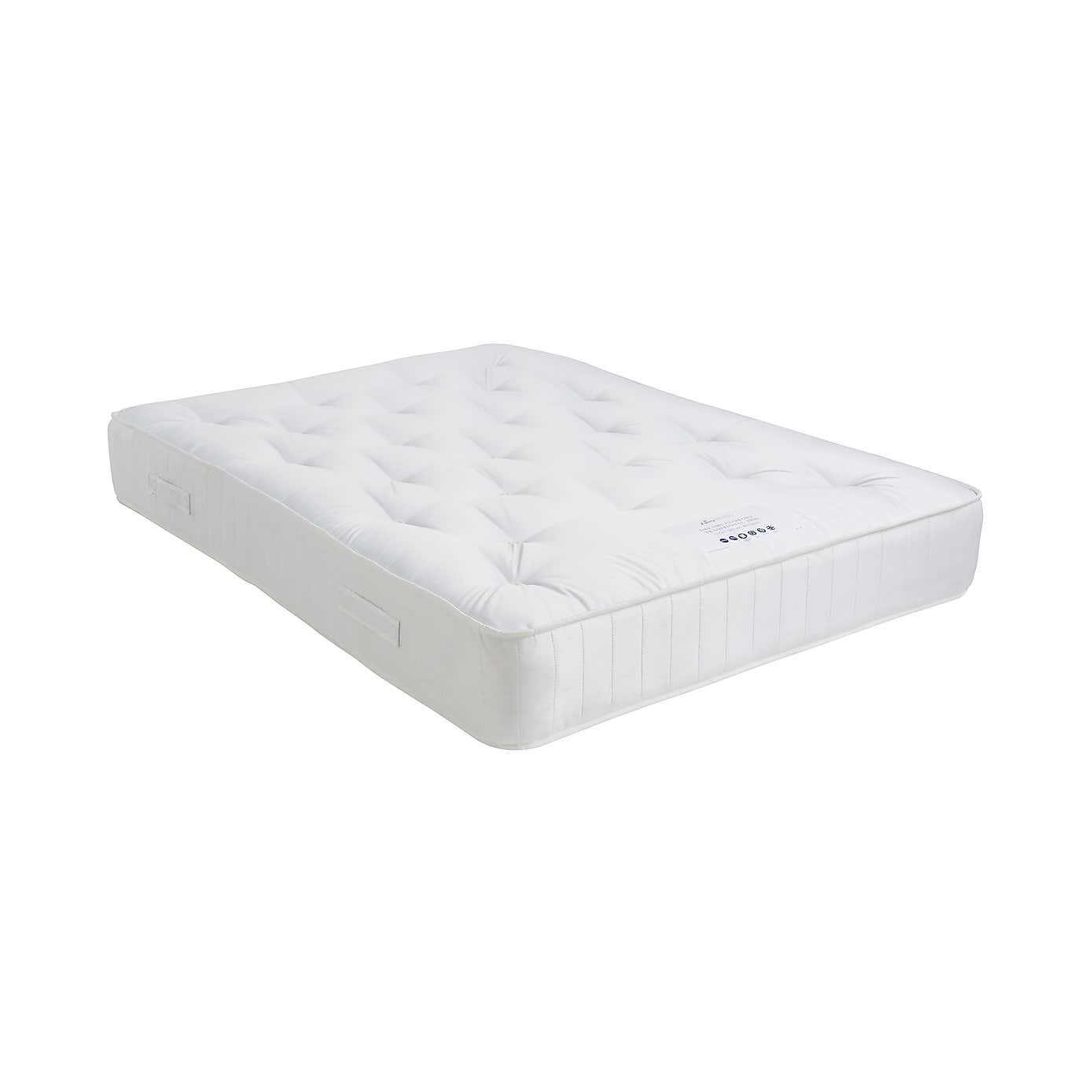 Fogarty Traditional 1000 Pocket Mattress Divan Set, Faux Linen