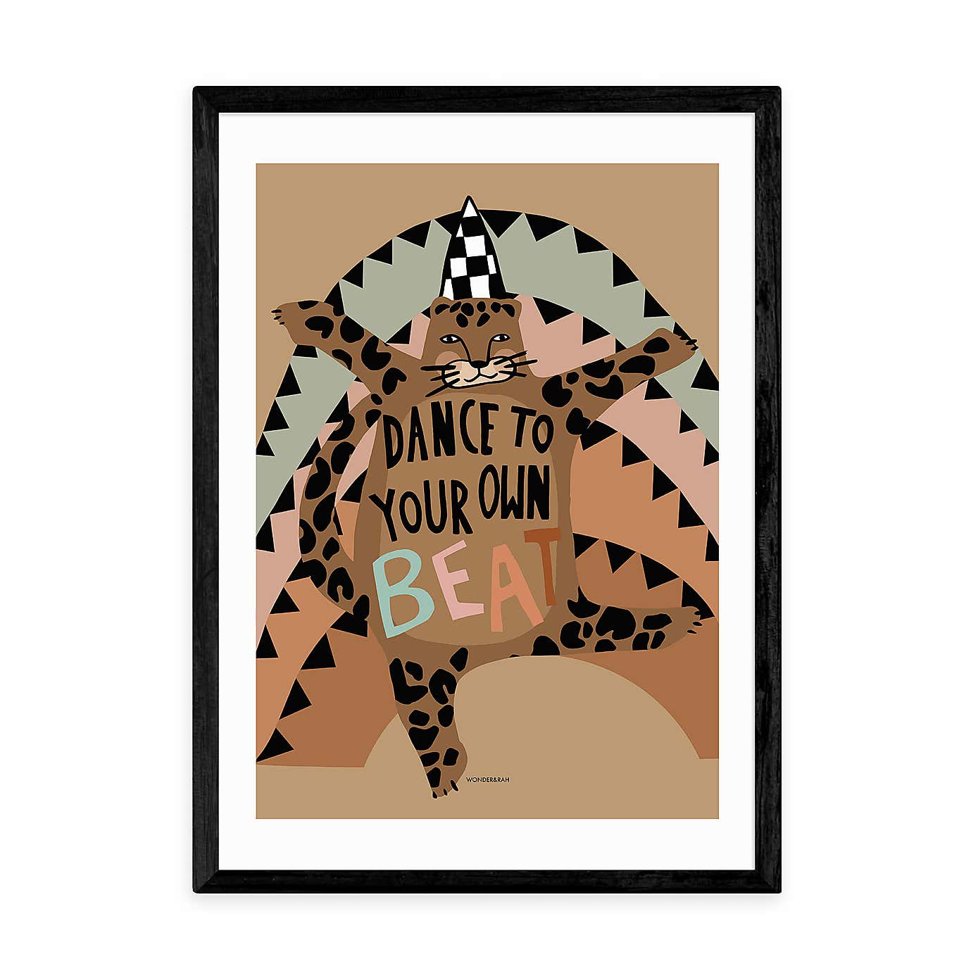 East End Prints Dancing Leopard by Wonder and Rah