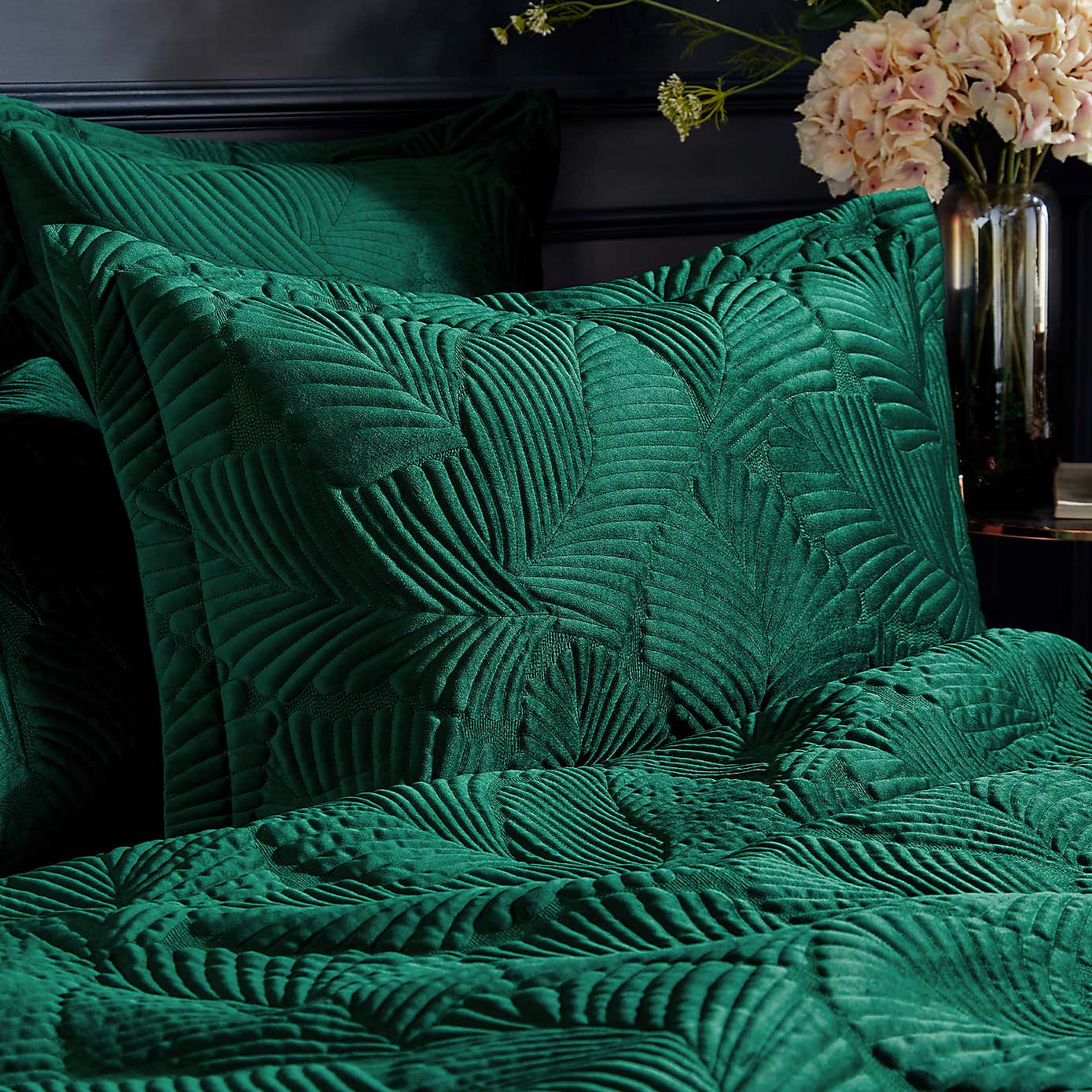 Palmeria Emerald Oxford Pillowcase