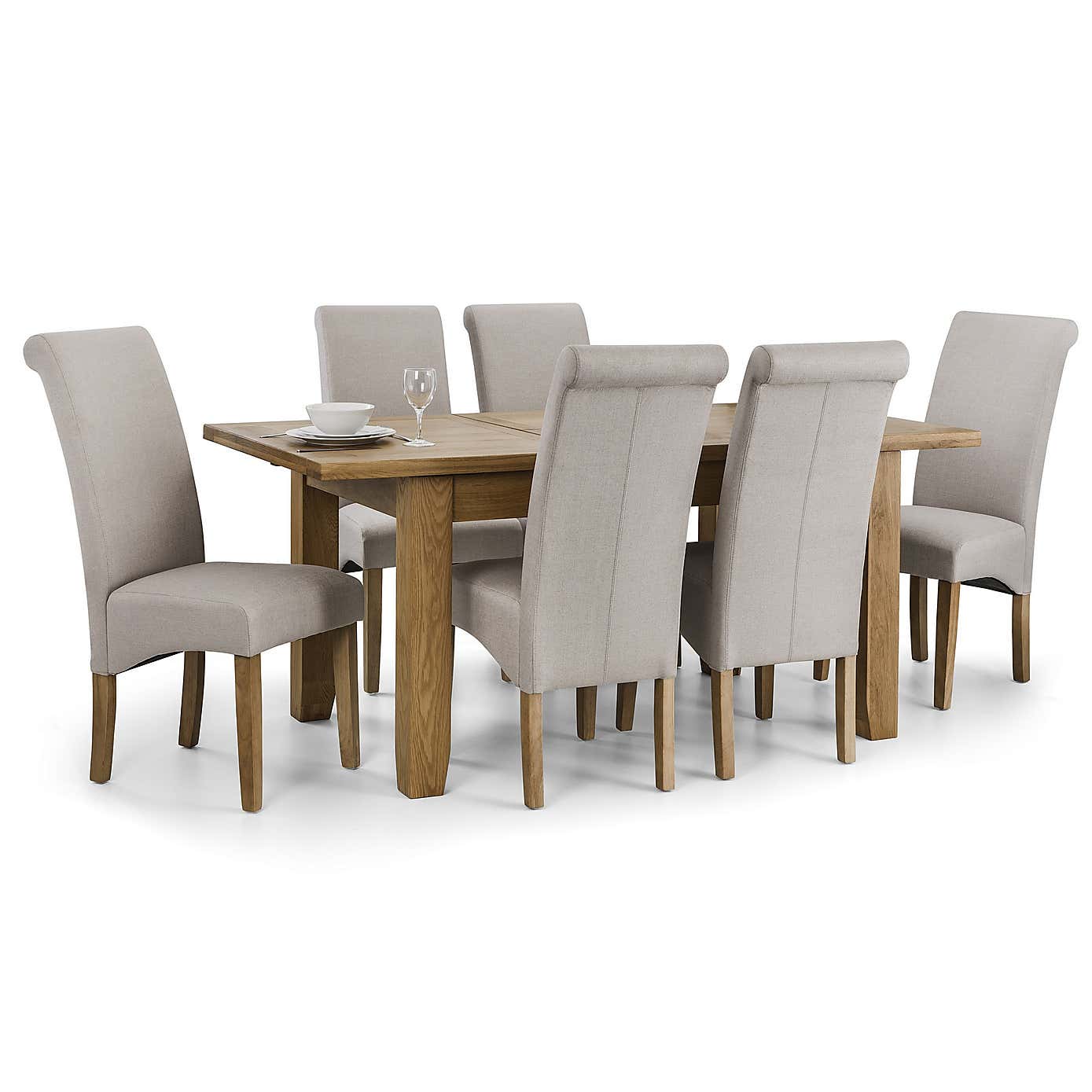 Rio Set Of 2 Scrollback Dining Chairs