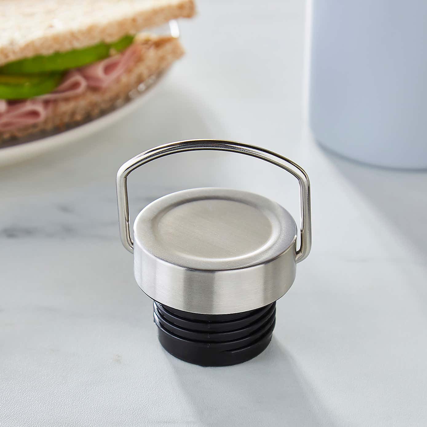 Stainless Steel Bottle with Handle 1L