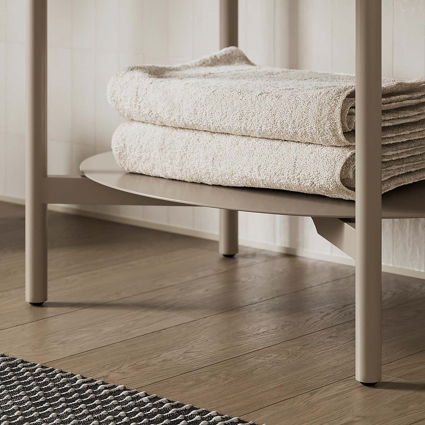 Alita Single Vanity Unit, Sandstone