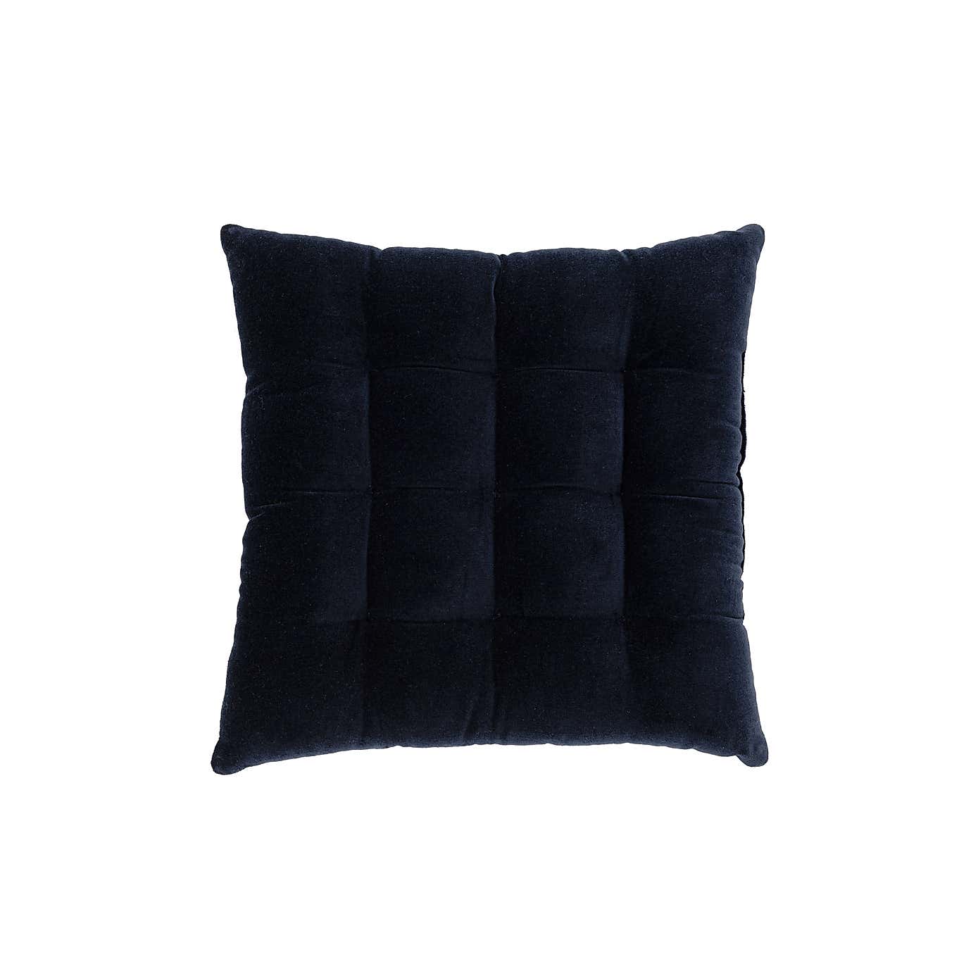 Grey Clara Velvet Seatpad