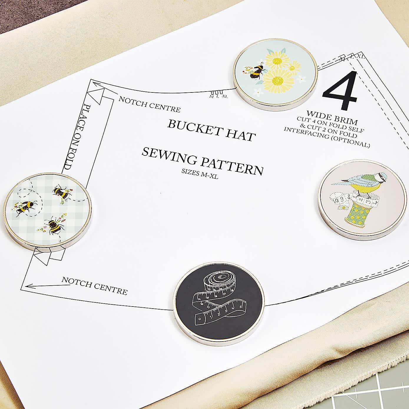 Sew Easy Fabric Weights 2 Pack Birds