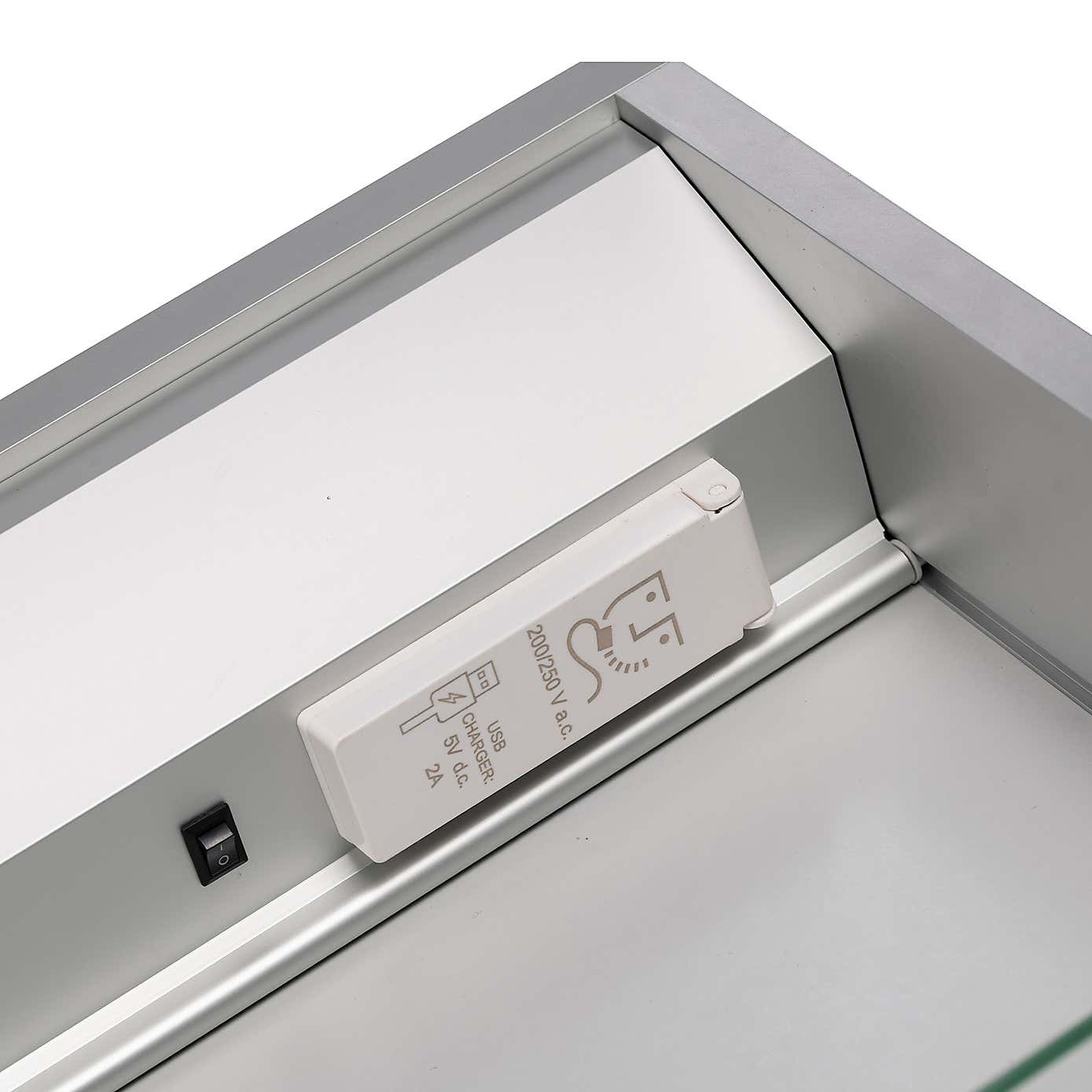 Cartlon Single Door LED Illuminated Cabinet