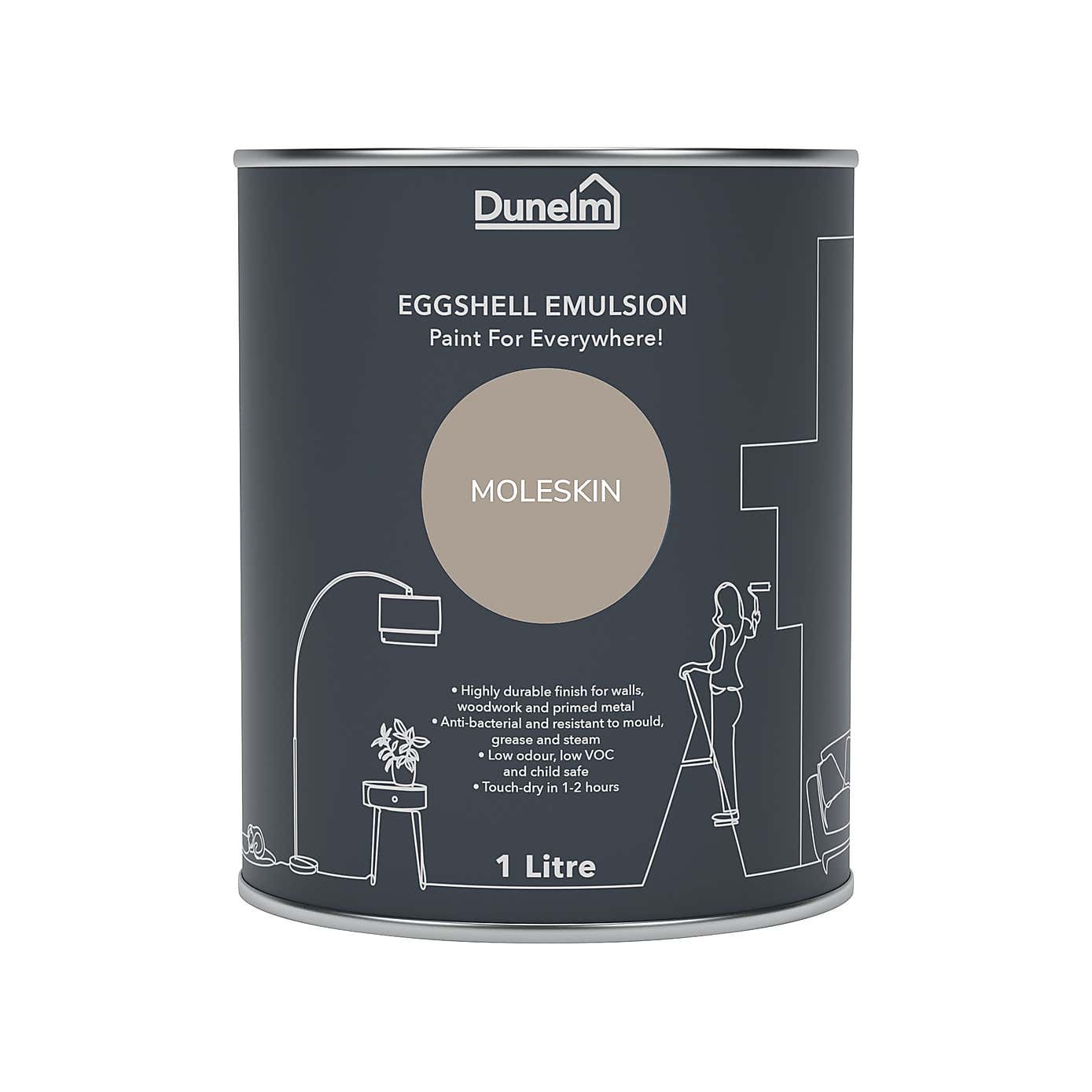 Dunelm Moleskin Eggshell Emulsion Paint