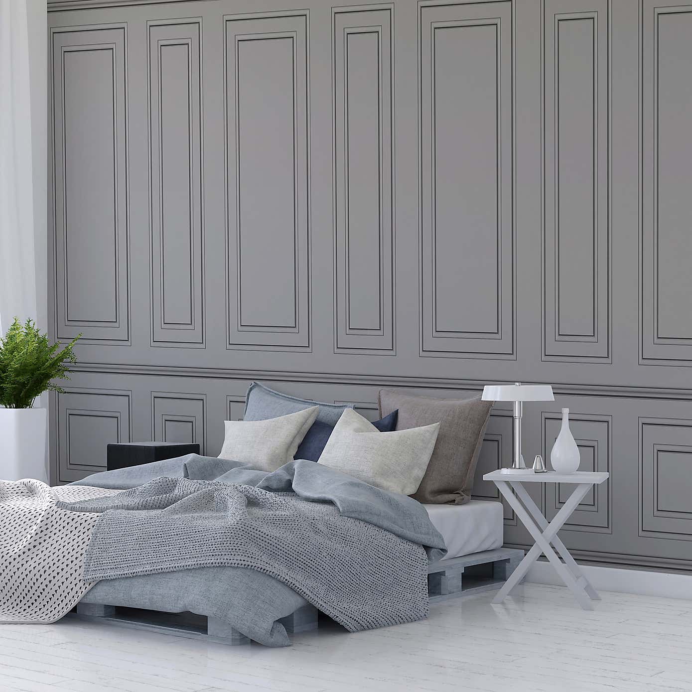 Wood Panel Navy Mural