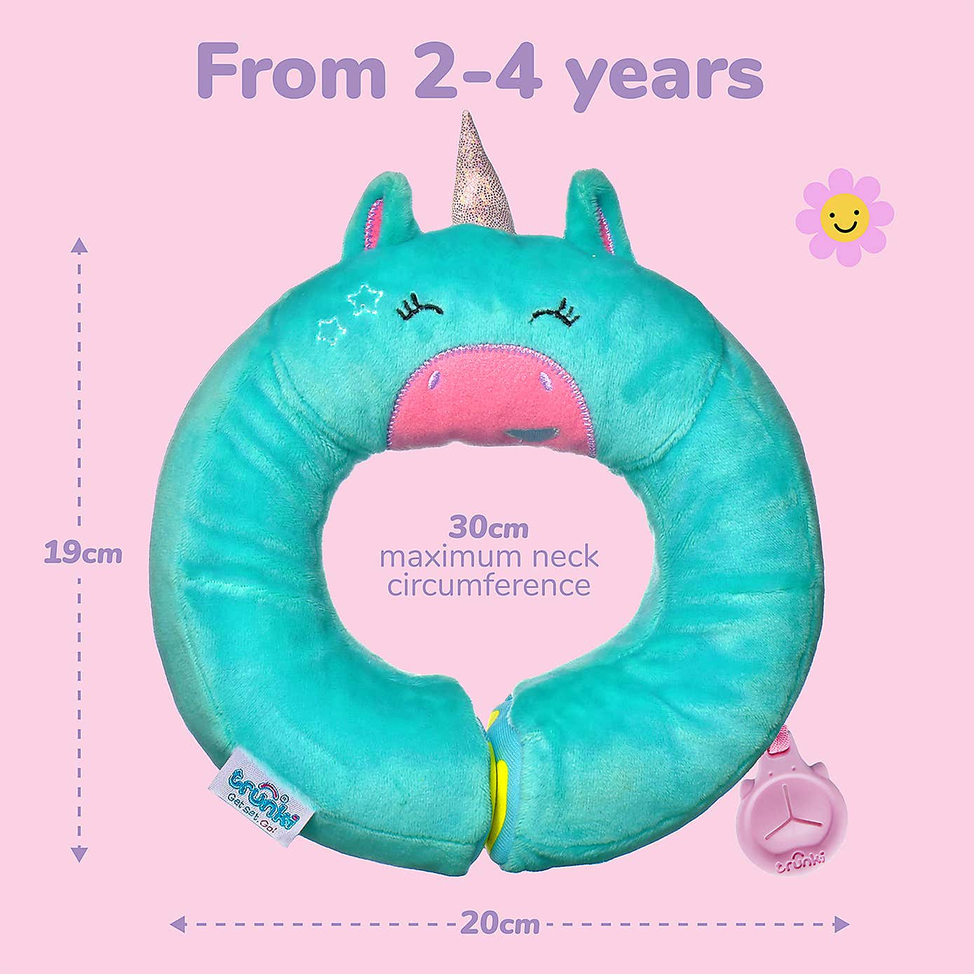 Trunki Yondi Una the Unicorn Travel Pillow