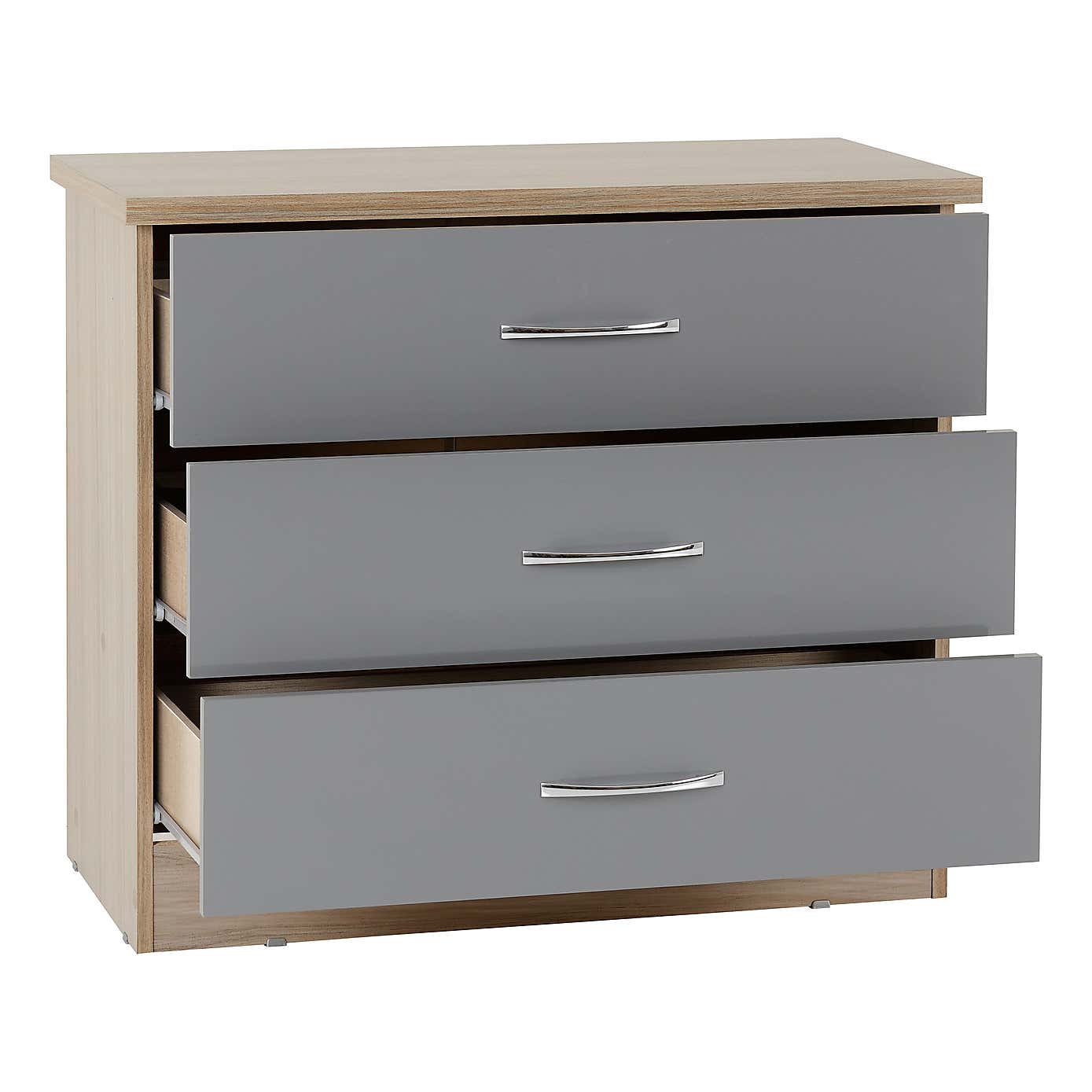 Nevada 3 Drawer Chest