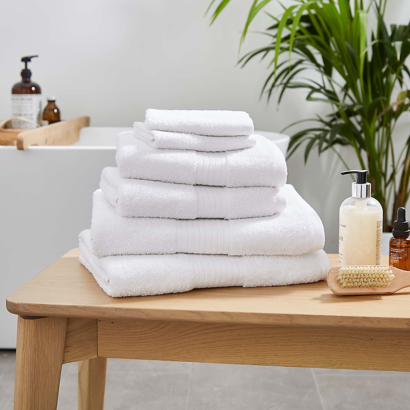 6 Piece Cotton Towel Bale