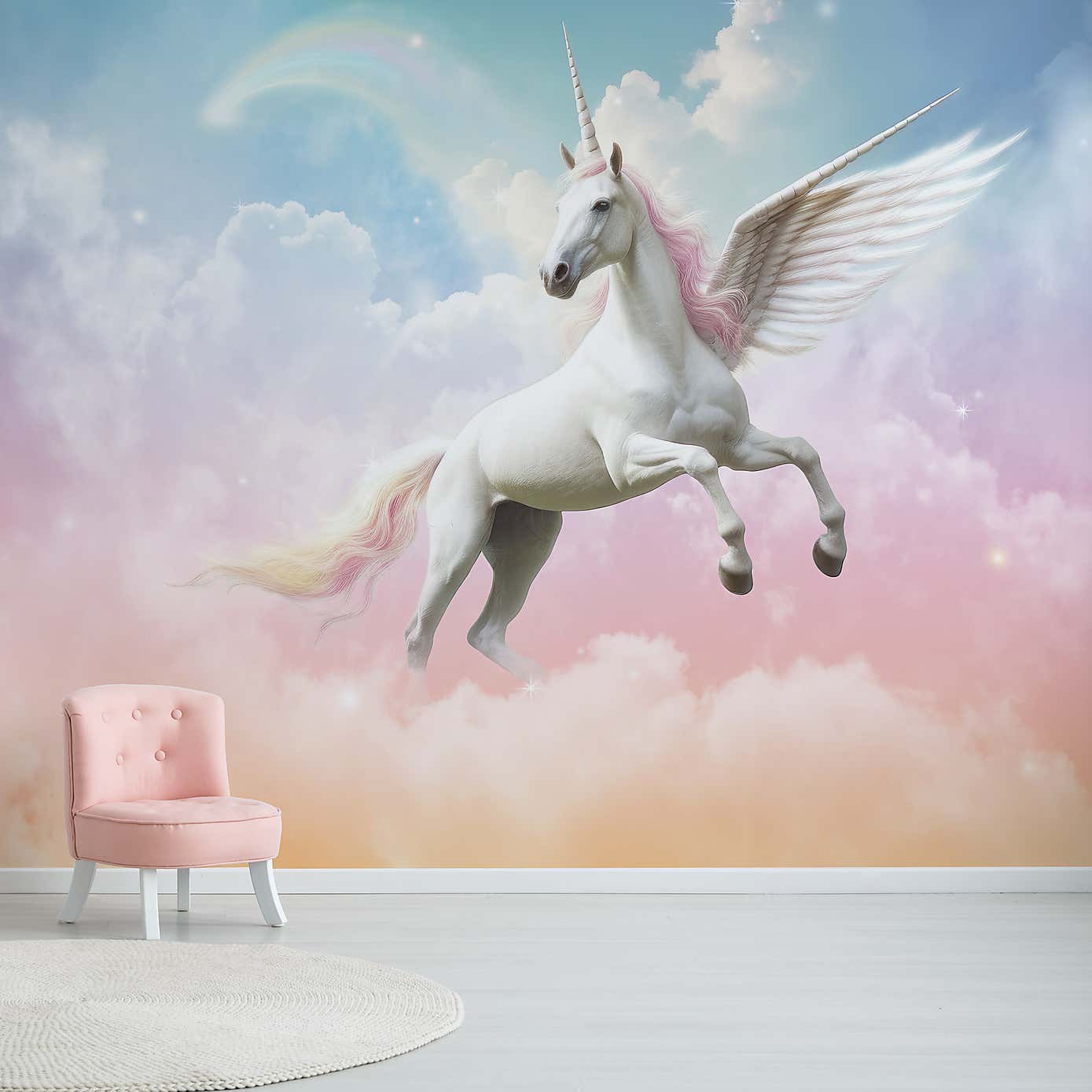 Mystical Unicorn Wall Mural