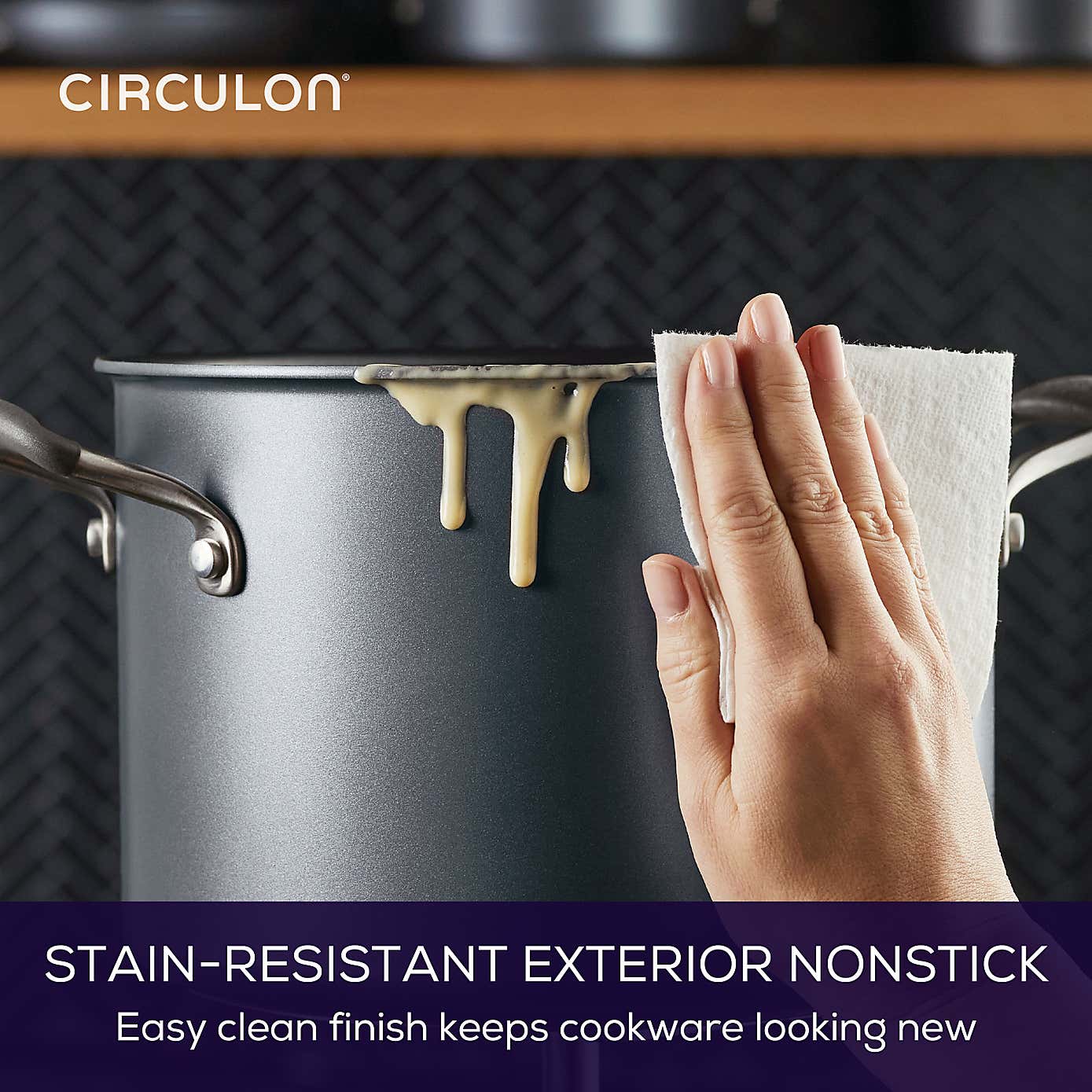 Circulon Scratch Defense Extreme Non-Stick Stockpot, 7.6L