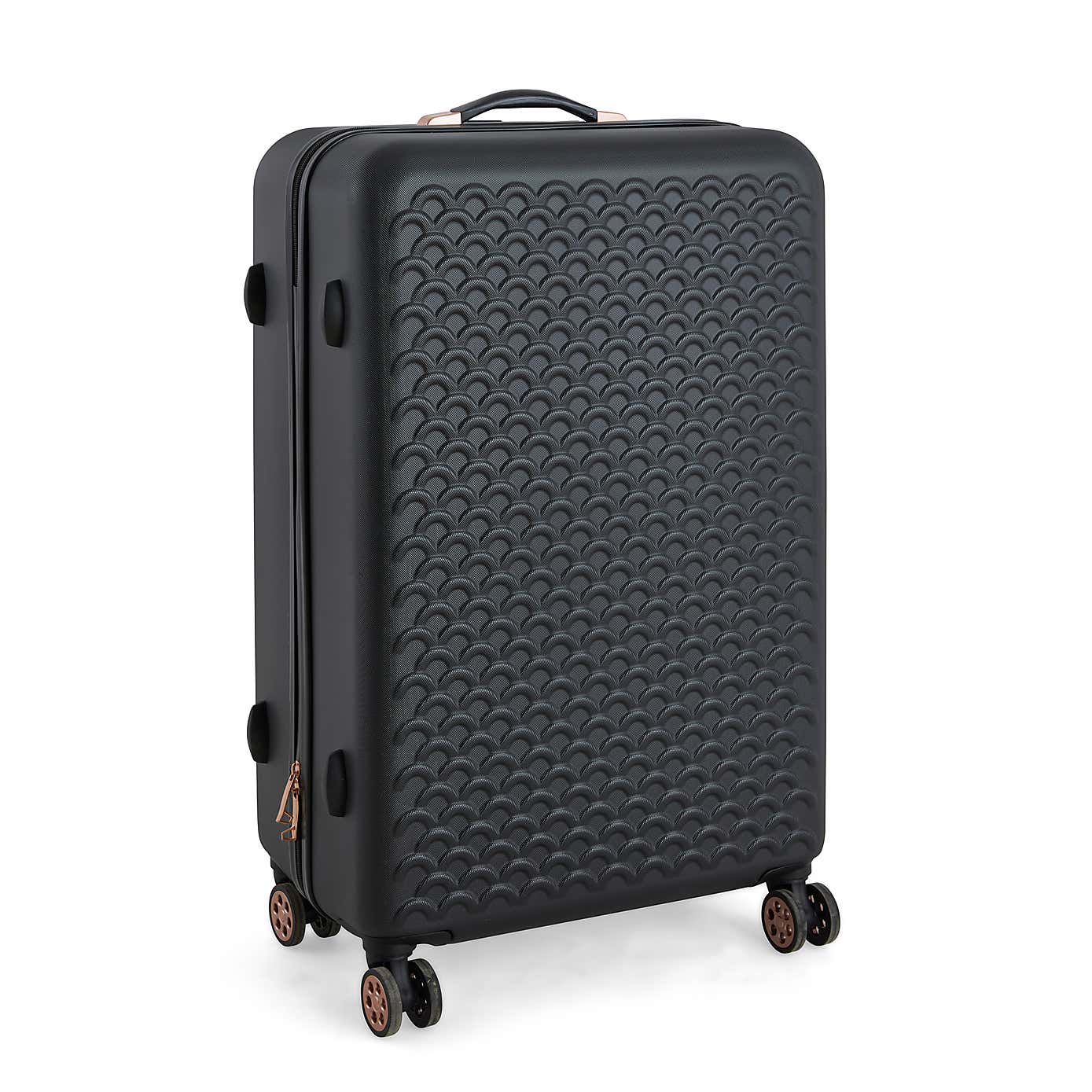 Scalloped Hard Shell Suitcase