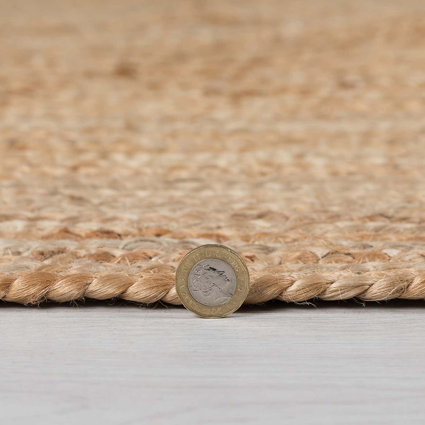 Braided Jute Oval Rug
