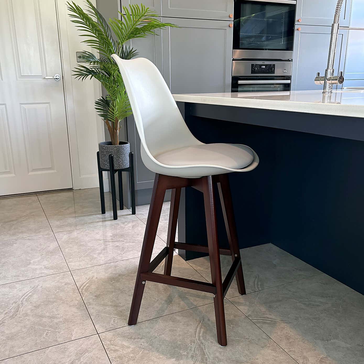 Fusion Living Soho Plastic Bar Stool
