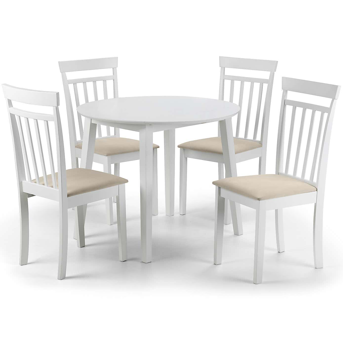 Coast Pebble Dining Table with 4 Chairs