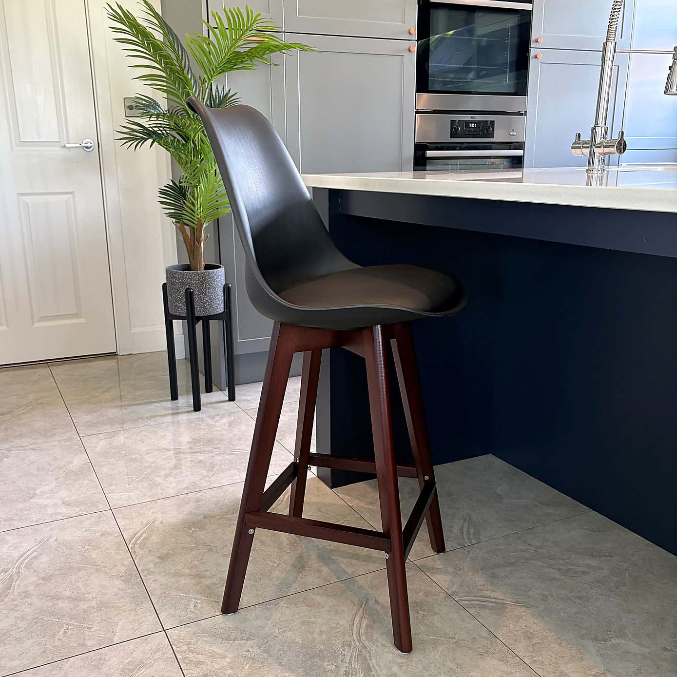 Fusion Living Soho Plastic Bar Stool
