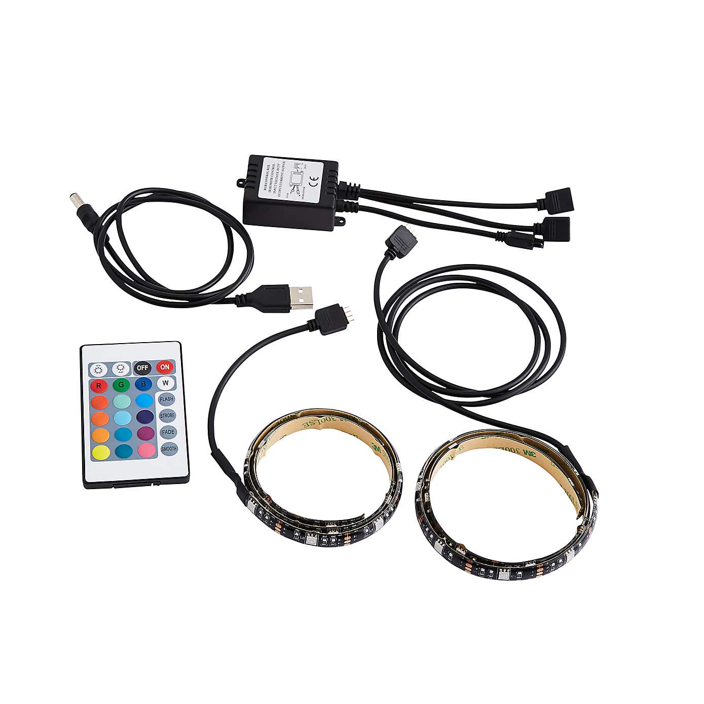 Status TV LED Strip Lighting RGB Colour Changing