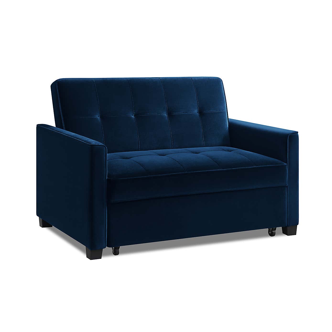 Summer Velvet 2 Seater Sofa Bed