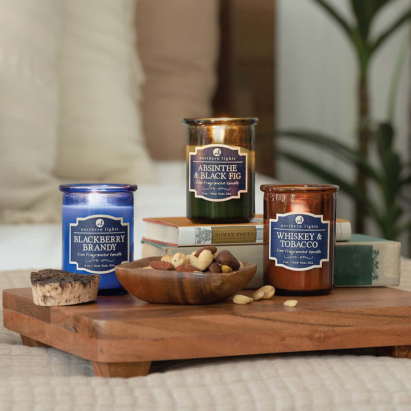 Northern Lights Spirit Blackberry Brandy Jar Candle