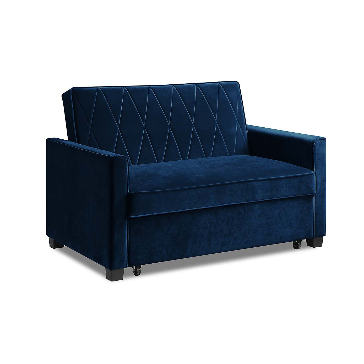 Serena Velvet 2 Seater Sofa Bed