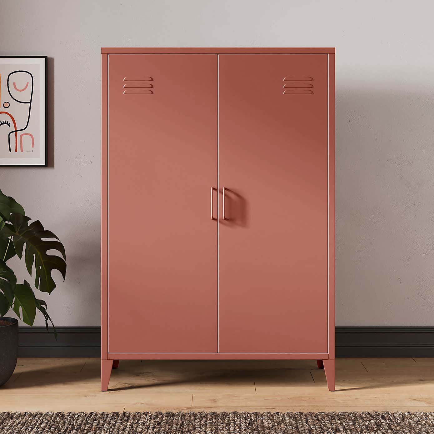 Helga Metal Tall Sideboard