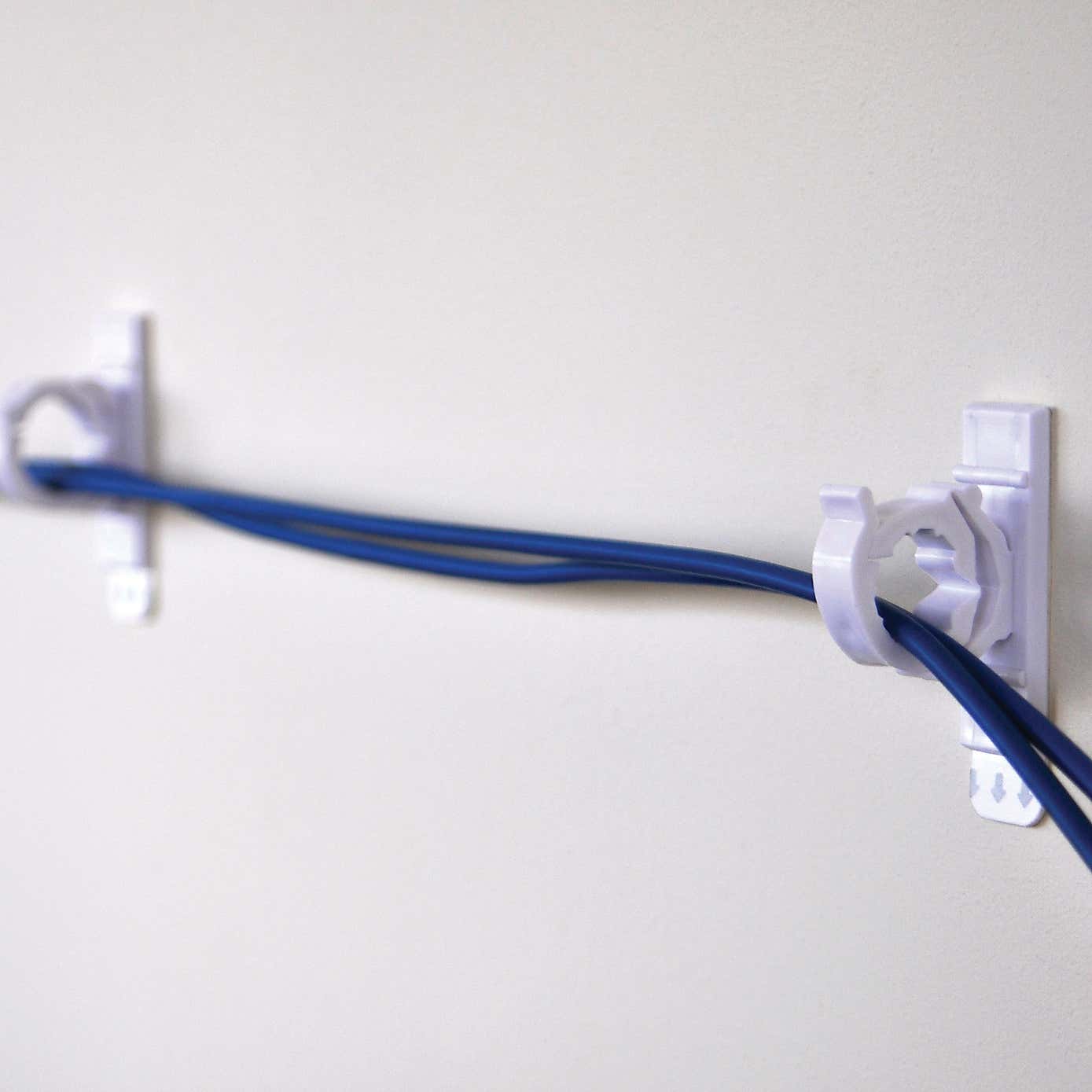 Wall Gard Small Cable Tidy Clips Pack of 5 White