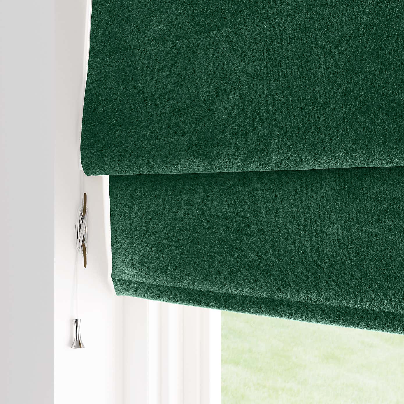 Recycled Velour Roman Blind