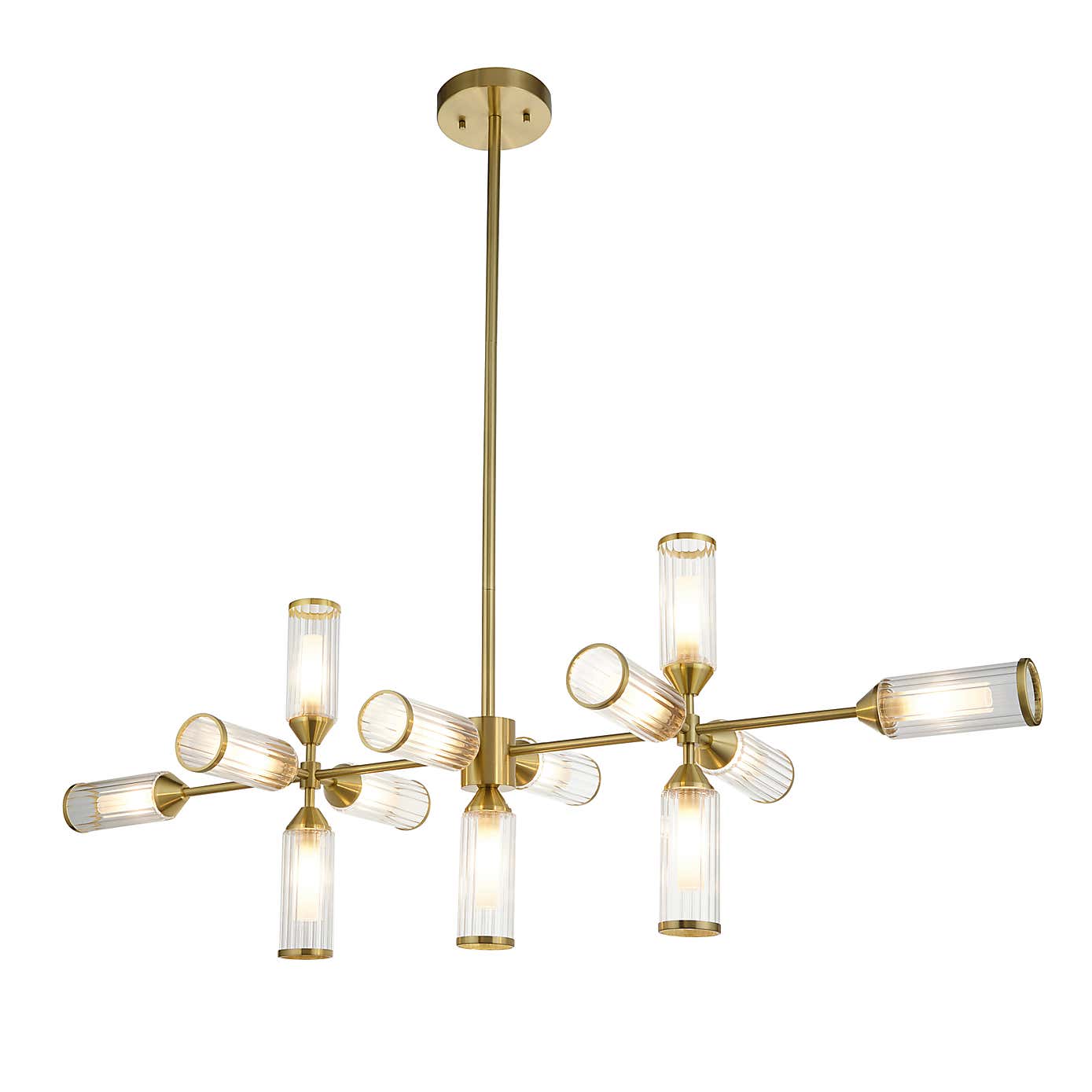Vogue Bailey Art Deco 13 Light Adjustable Ceiling Light