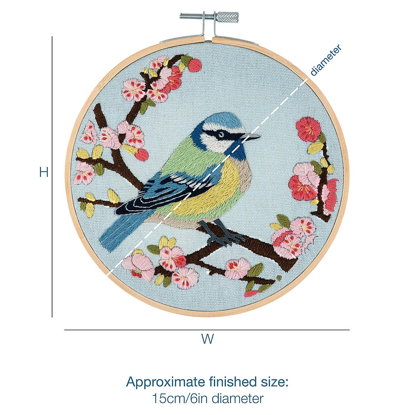 Embroidery Kit Bird Blossom