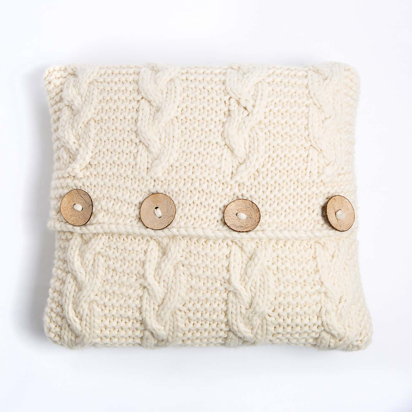 Wool Couture Cable Cushion Knitting Kit