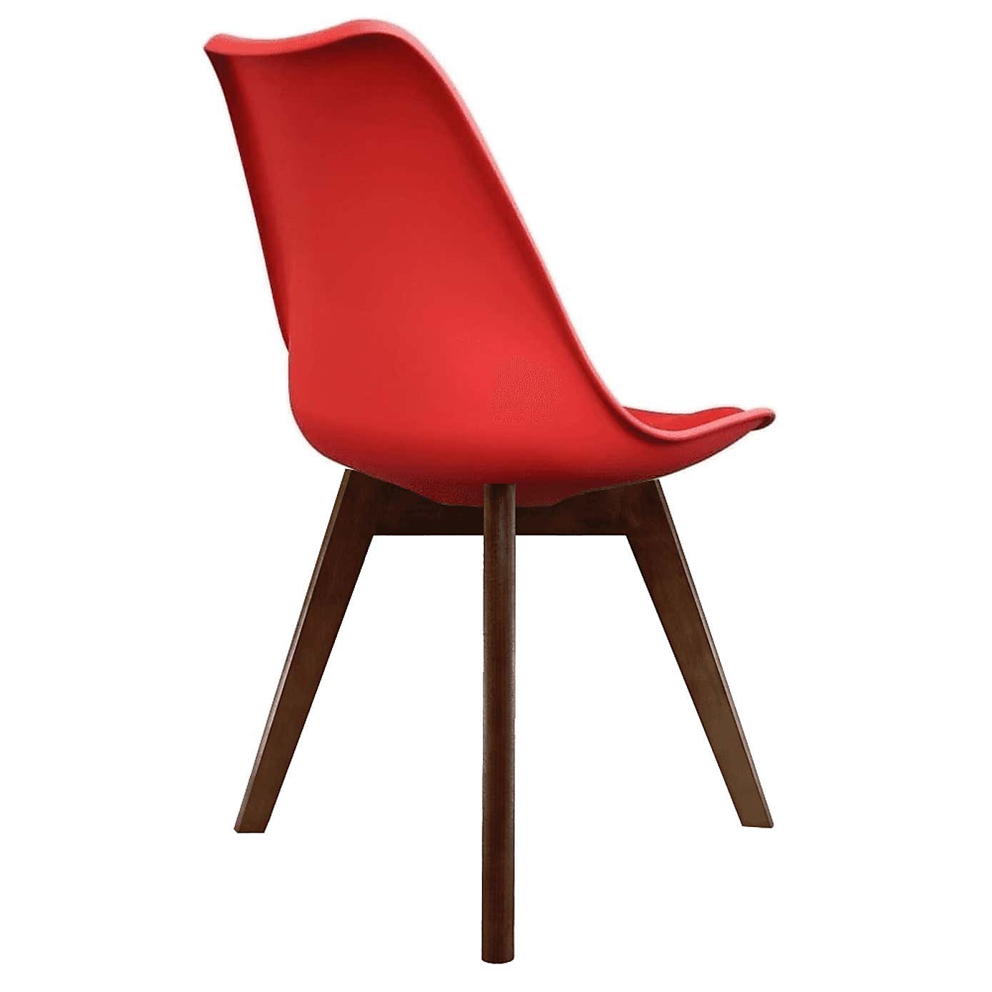 Fusion Living Soho Plastic Dining Chair with Squared Legs