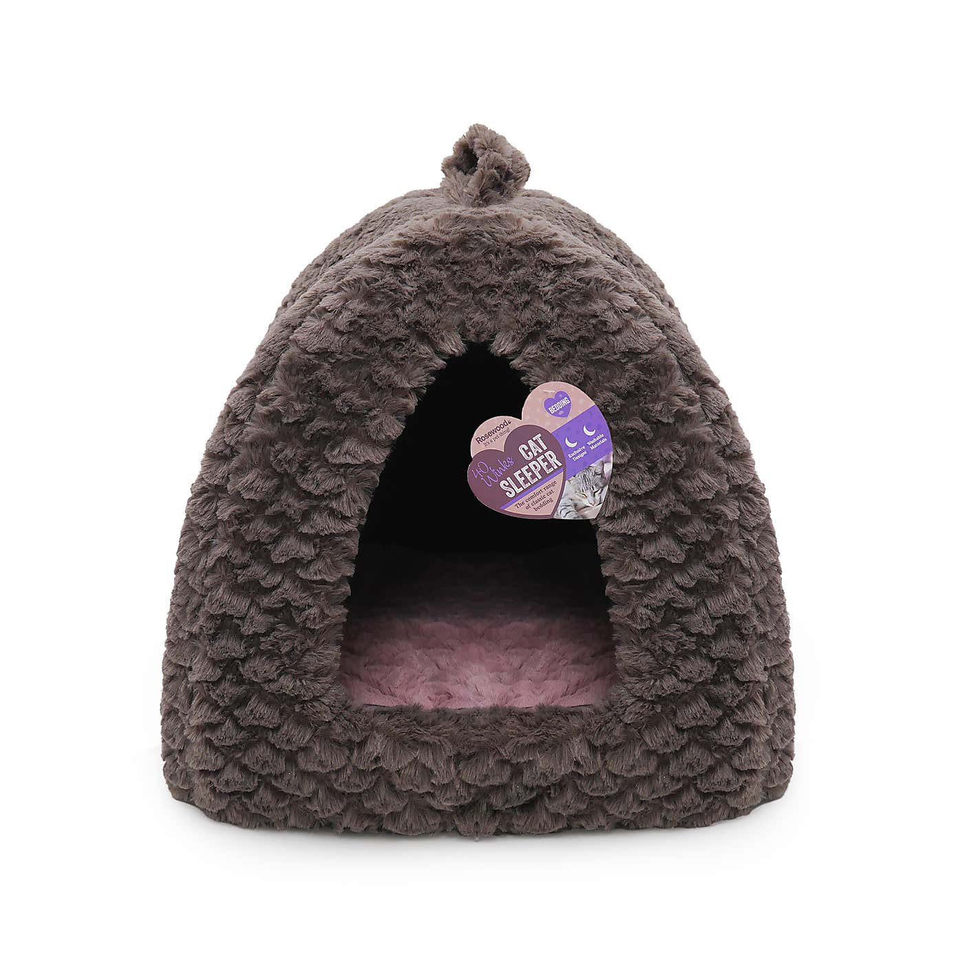 Rosewood Snuggle Pyramid Pet Bed