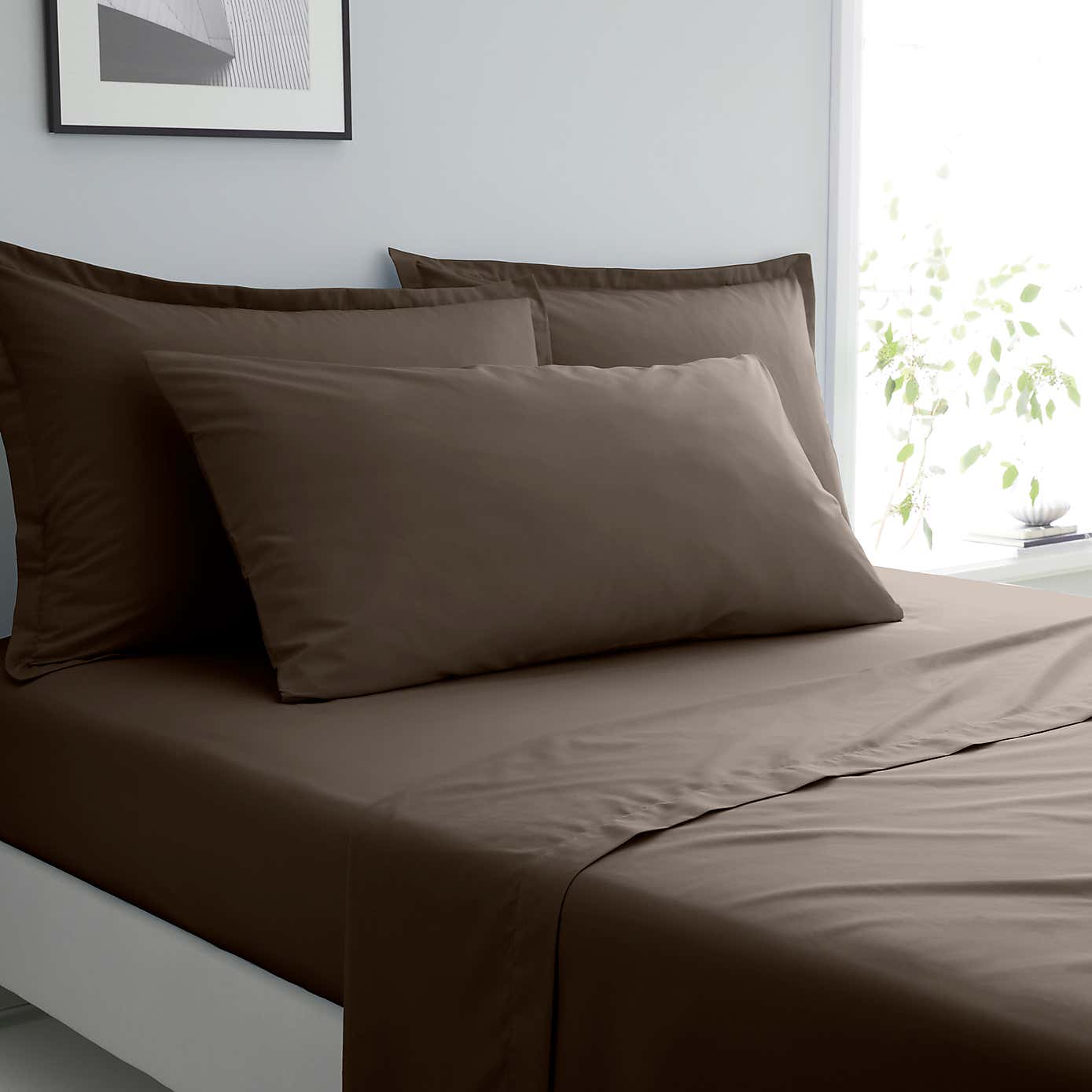 Pure Cotton Bolster Pillowcase