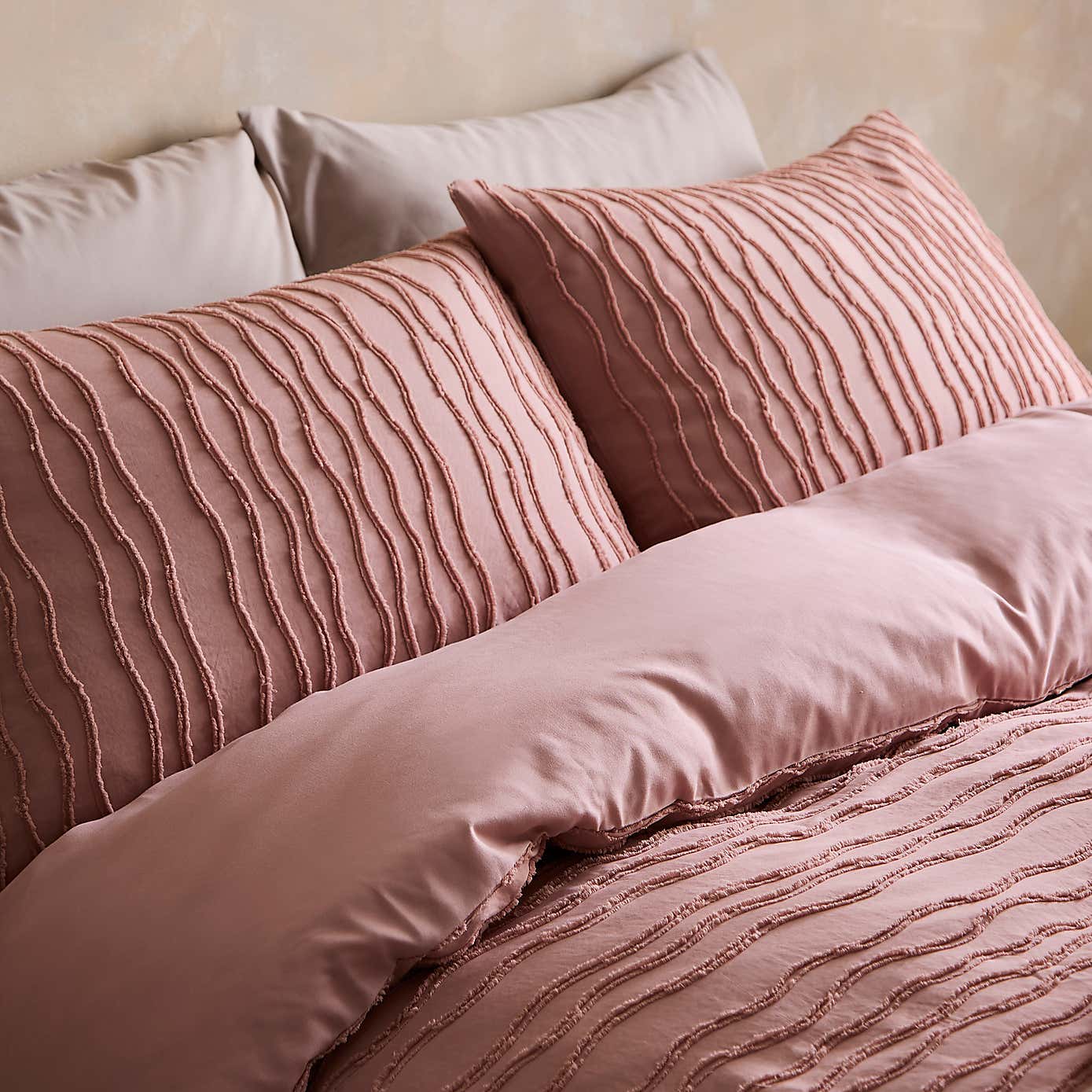 Alton Tufted Stripe Quilt Cover Set