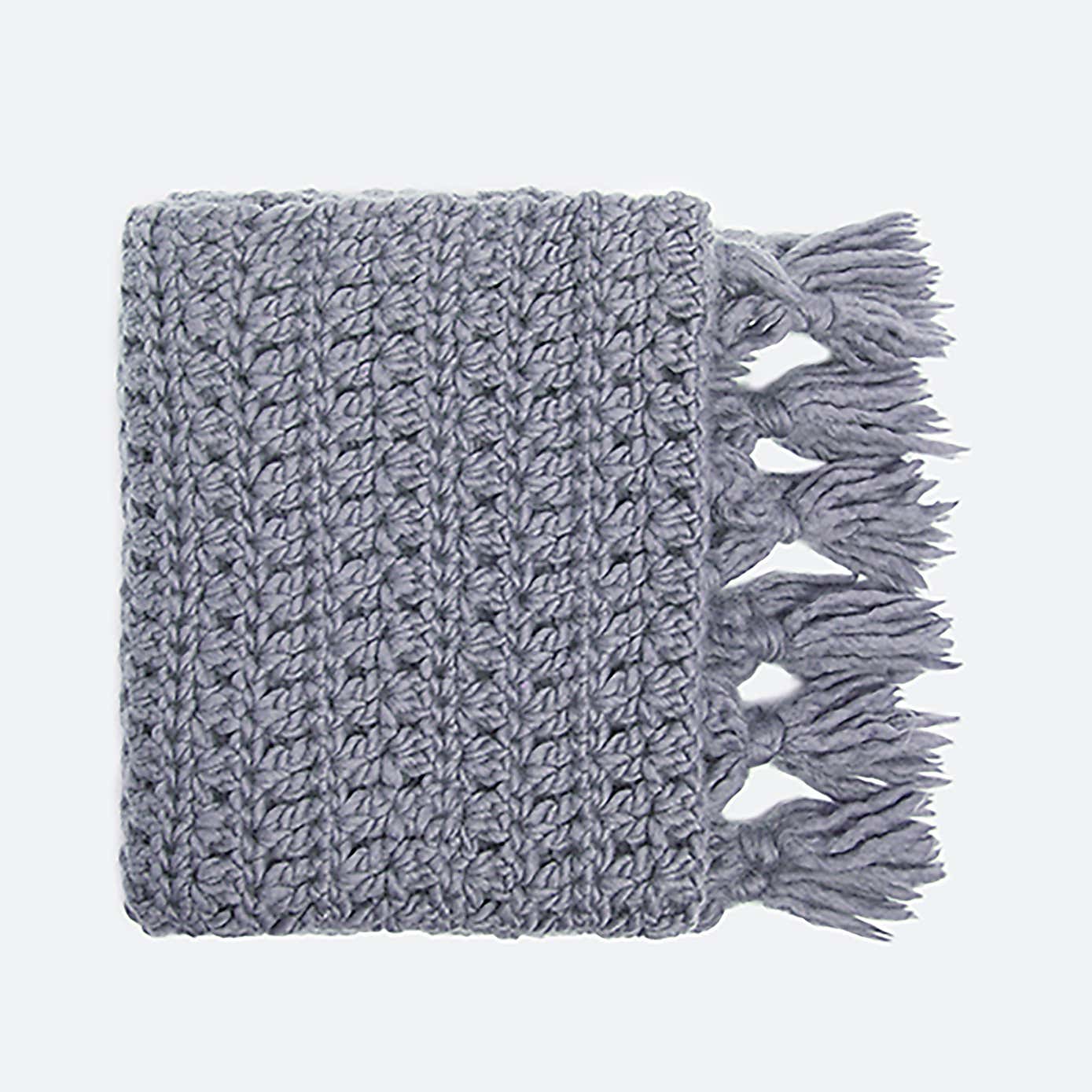 Skye Tassel Throw Crochet Kit