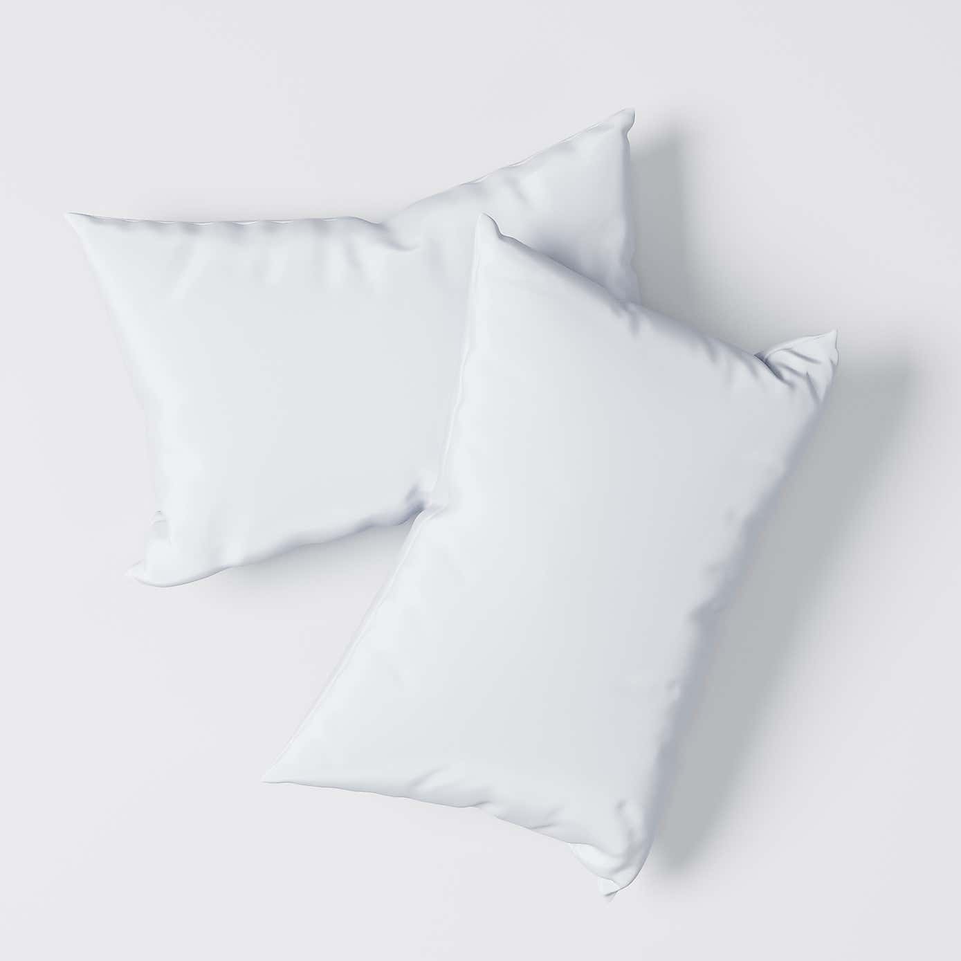 Panda Bamboo White Pillowcase Pair