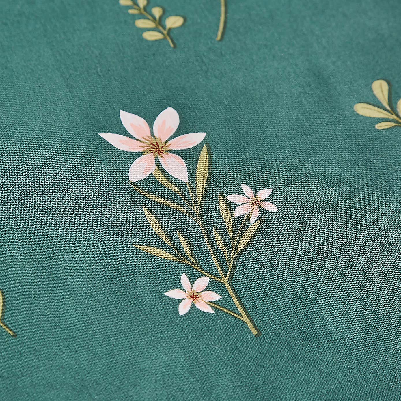 Elicia Floral Polycotton Duvet Cover & Pillowcase Set