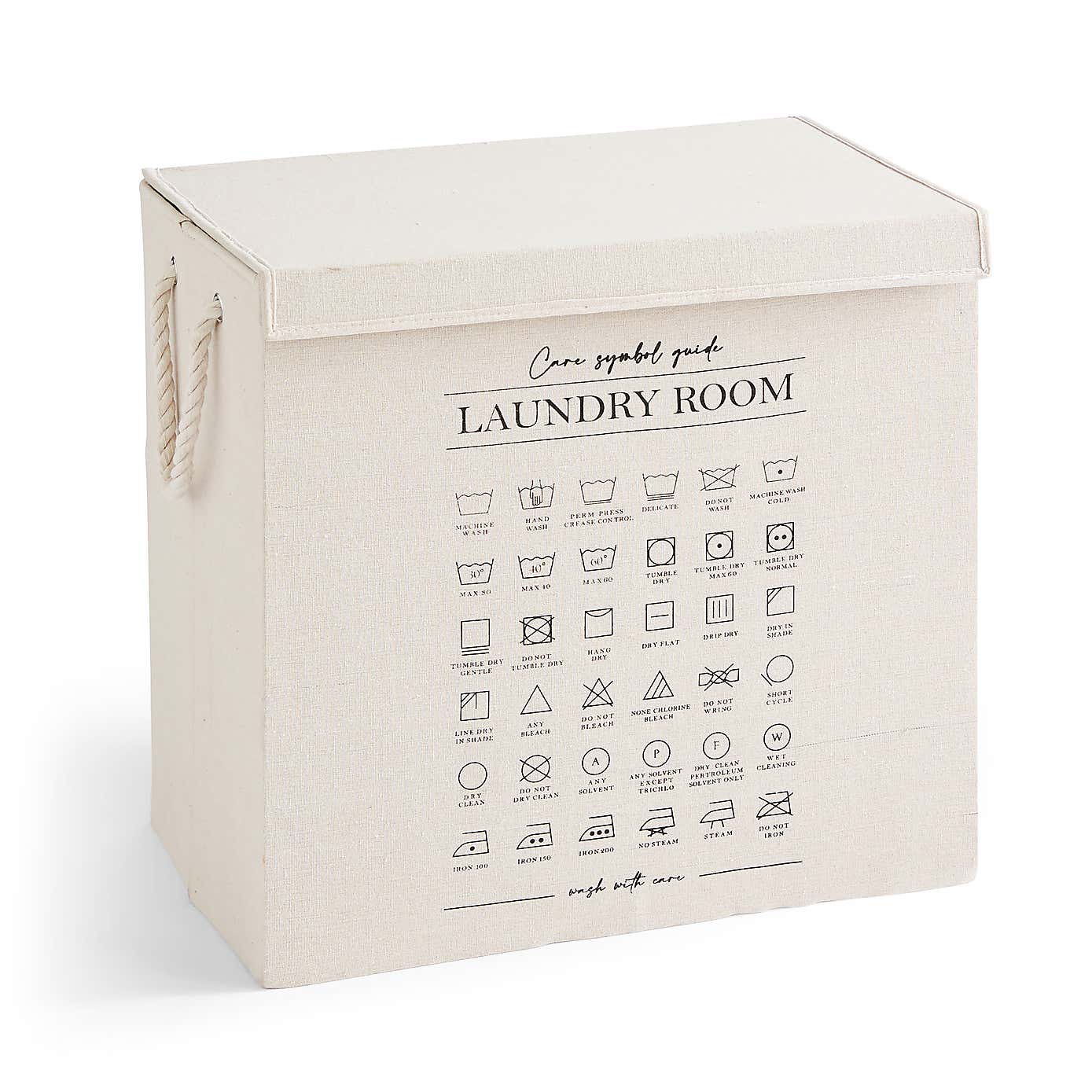 Lights and Darks Printed Laundry Basket