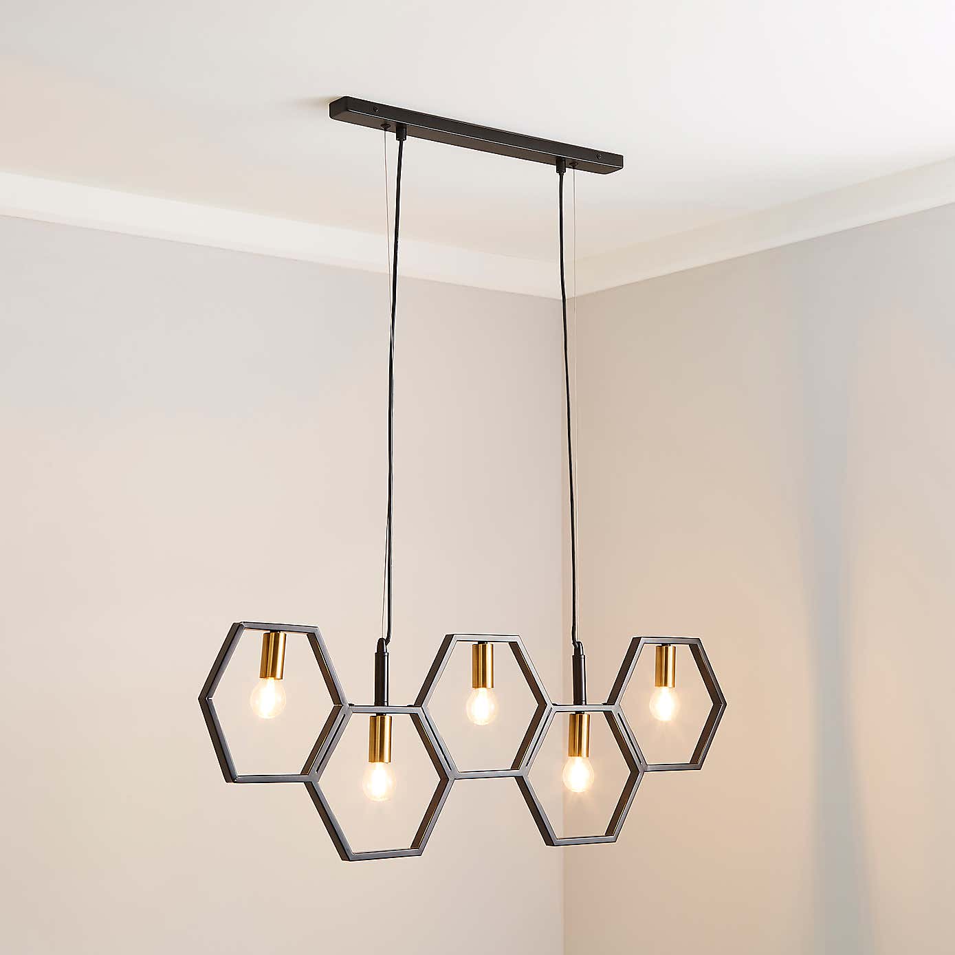 Hexa 5 Light Ceiling Fitting