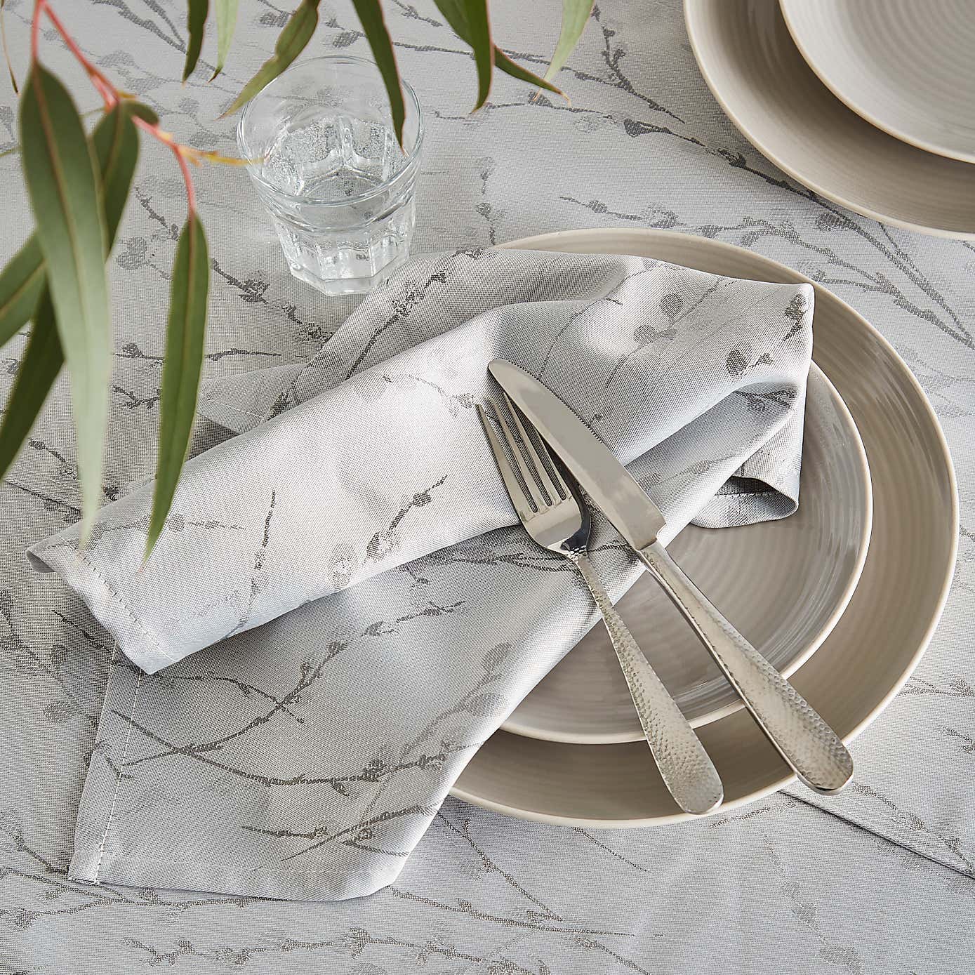 Set of 4 Belle Grey Napkins