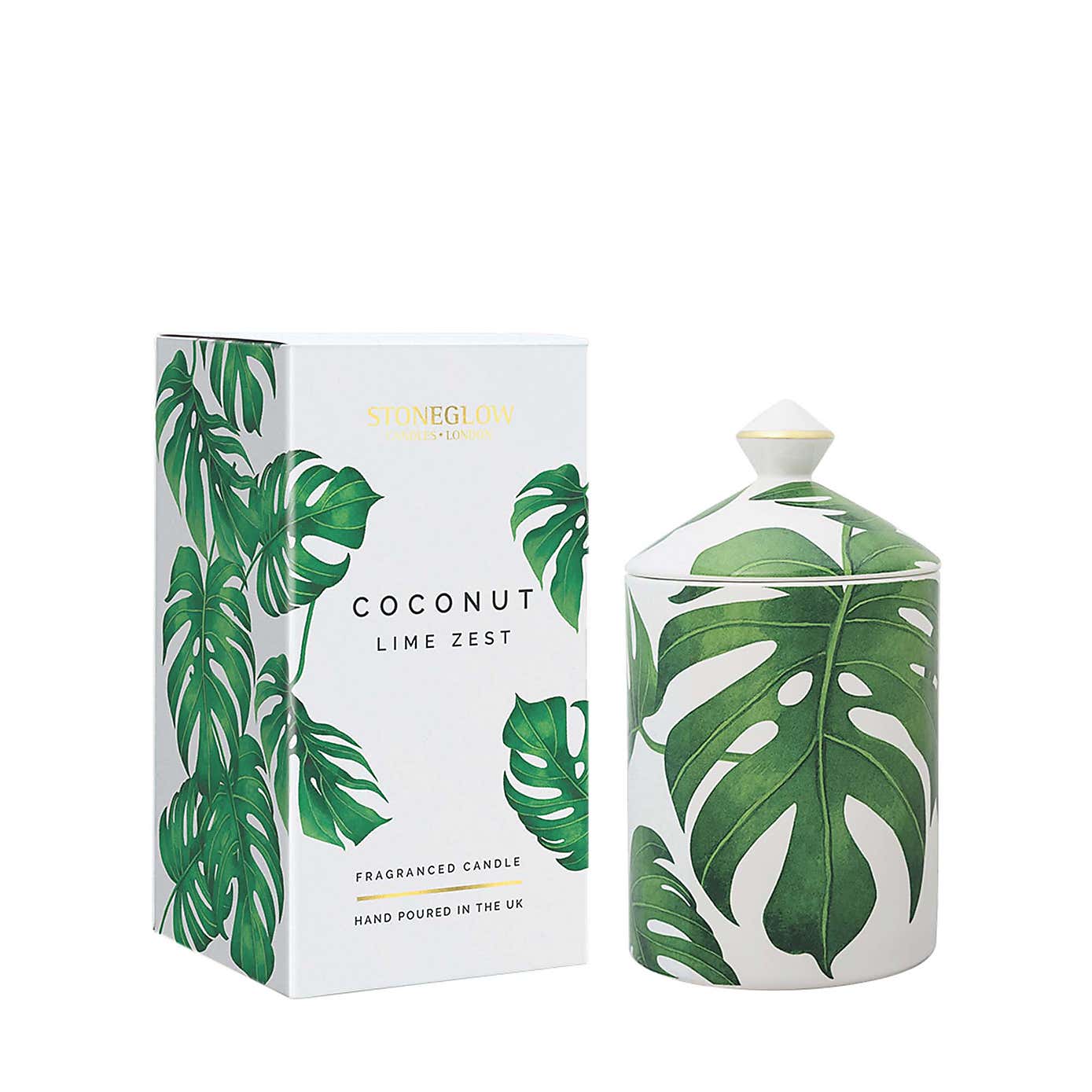 Stoneglow Urban Botanics Coconut Lime Zest Ceramic Candle