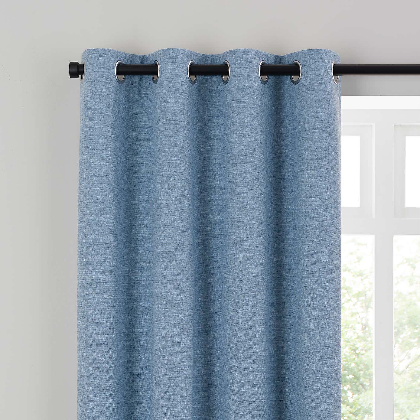 Zodiac Blackout Eyelet Curtains