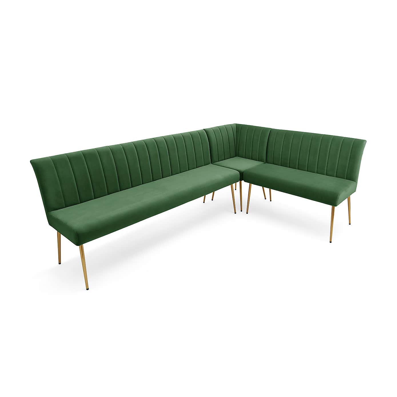 Kendall Velvet Corner Bench