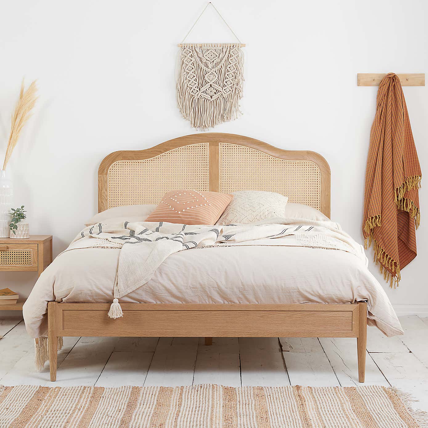Leonie Rattan Bed
