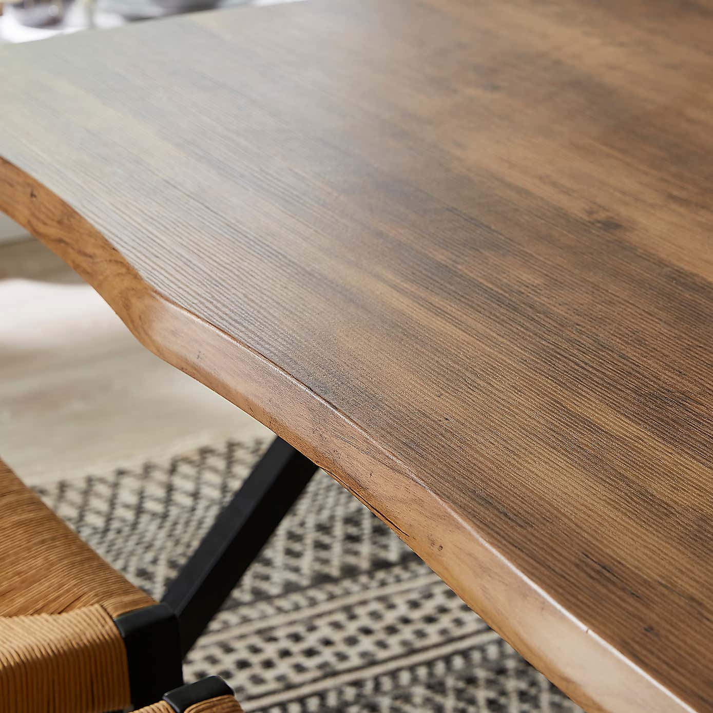 Ezra Rectangular Compact Dining Table, 120cm